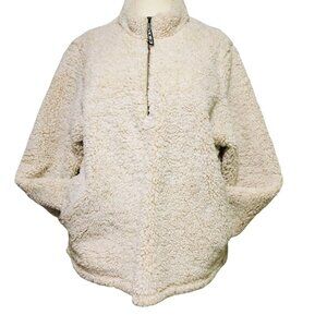 Women's SOFT Sherpa 16W 18W time and tru Oatmeal Heather Ivory
